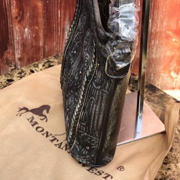 Montana West Black Crossbody NWT - Picture 3 of 8